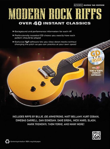 Amazon.com: Modern Rock Riffs: Over 40 Instant Classics: 9780739085905 ...