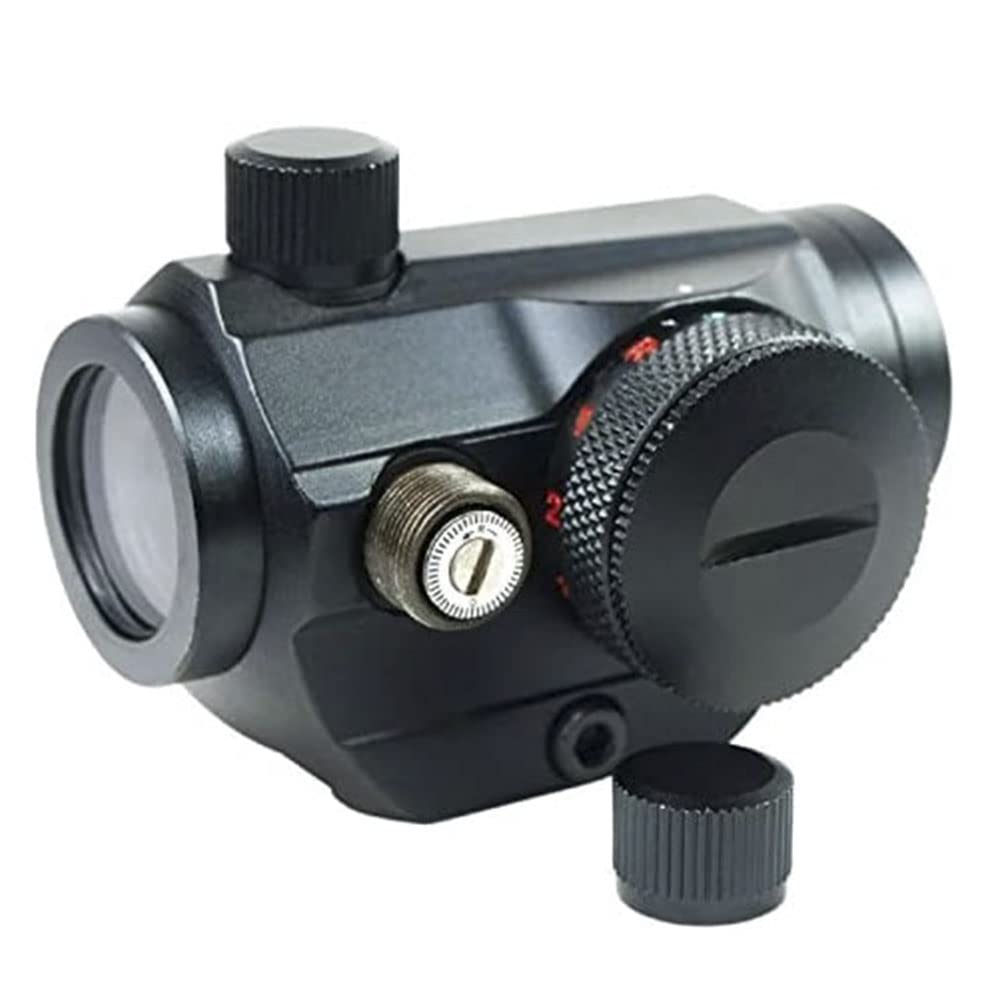 Mira telescópica táctica T1 de Punto Rojo y Verde, óptica de Airsoft, holográfica, Montura elevada de 20 mm, Airsoft. Solo para Uso Deportivo