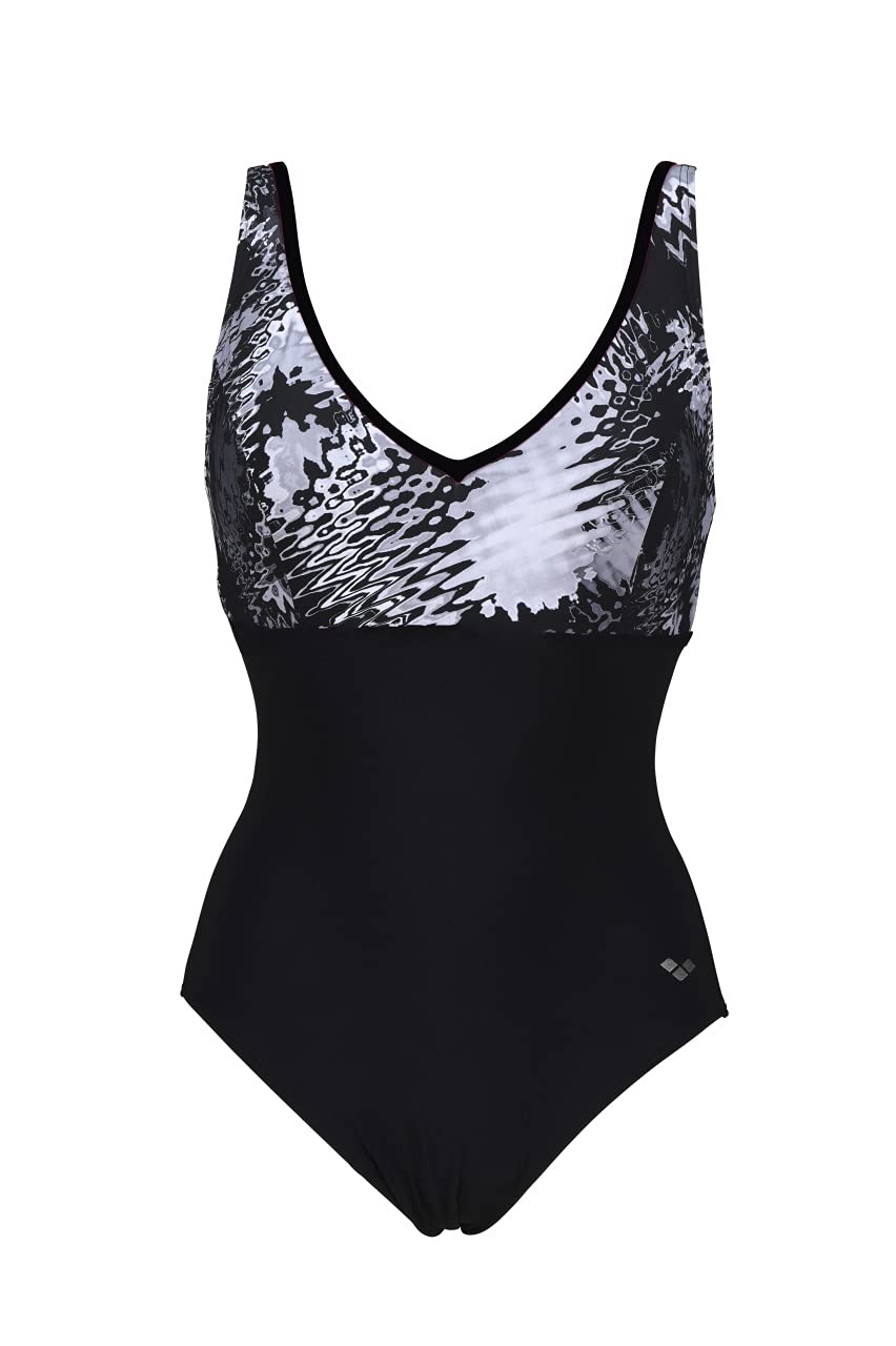 Arena Bañador Zora Wing Back One Piece Black Multi Slips de Bain Femme