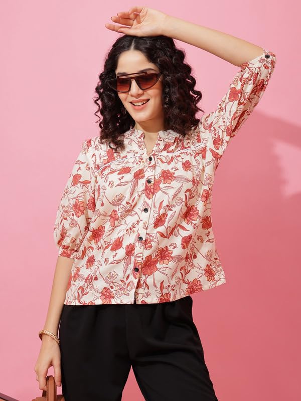 Image of Sheetal Associates Women's Stylish Casual Top for Summer Comfortable | Printed Top| Perfect for Everyday Wear