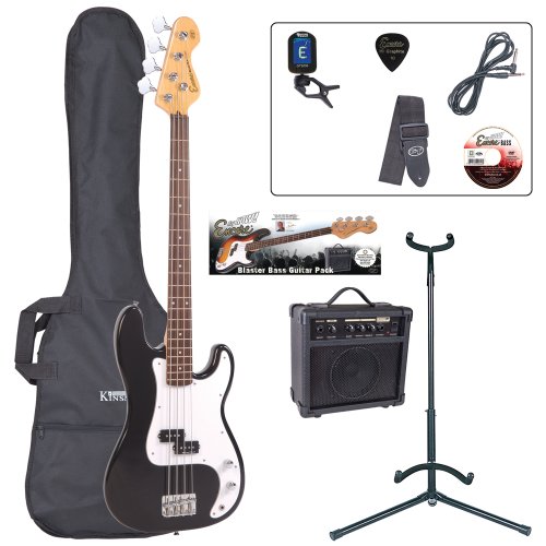 Encore EBP-E4BLK Elec. Bass Guitar Outfit - Black