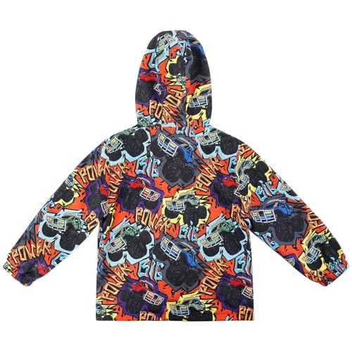 ESTAMICO Boys' Fashion Fleece Jackets Kids Winter Hooded Coat Windproof Rain Resistant Windbreaker2