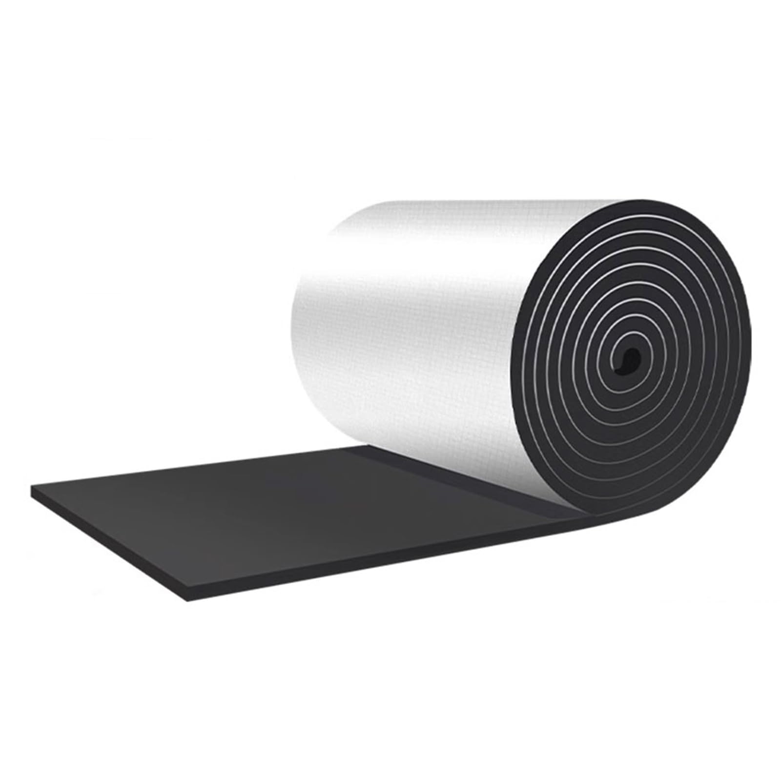 Isolante Termico,stuoia Cotone Isolante Autoadesivo,Pannello Riflettente termosifoni,Pannelli isolanti Muro,Isolante Insonorizzante for Auto,per Porta Garage Tetto(5MM(THk),1 * 4M(4m²))