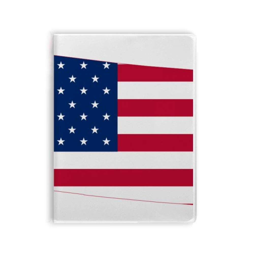 Cuaderno Colorado America Map libreta de notas con diseño de mapa americano y estrellas
