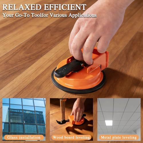 Floor Gap Fixer Tool, Laminate Flooring Tools Floor Gap Fixer, Heavy Duty Floor Gap Tool for Laminate Wood Flooring Gap Repair & Installation Hjpzrui - 5