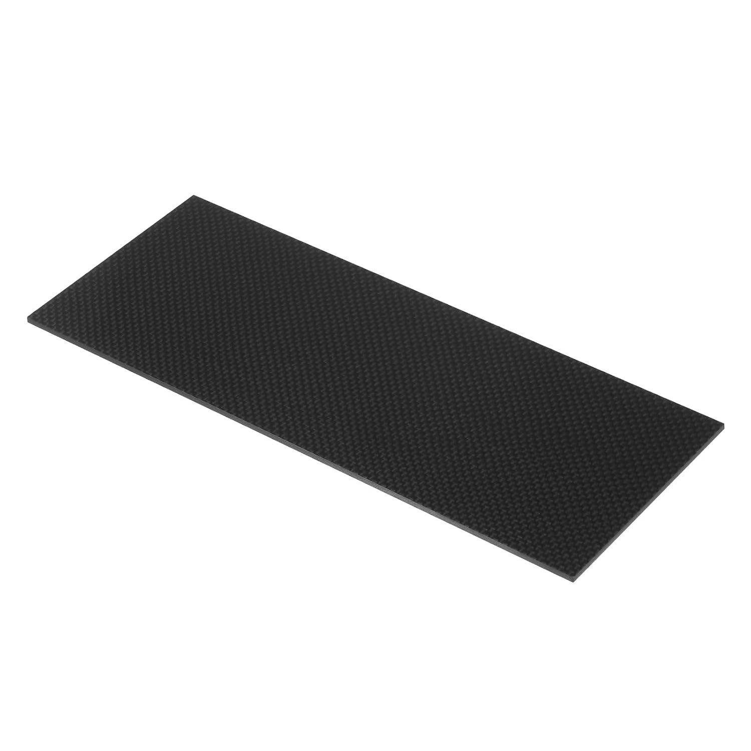 MECCANIXITY 1 Pcs Carbon Fiber Sheet 250x100x2.5mm Glossy Surface Pultruded Flat Carbon Fiber Board Plate Plain Weave Panel Sheet for Kites RC Airplane
