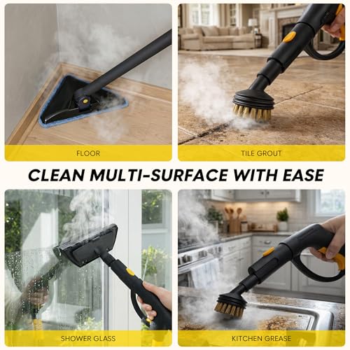 22-in-1 275°F Heavy-Duty Steam Cleaner for Home for Bathroom Kitchen Floor — view 3