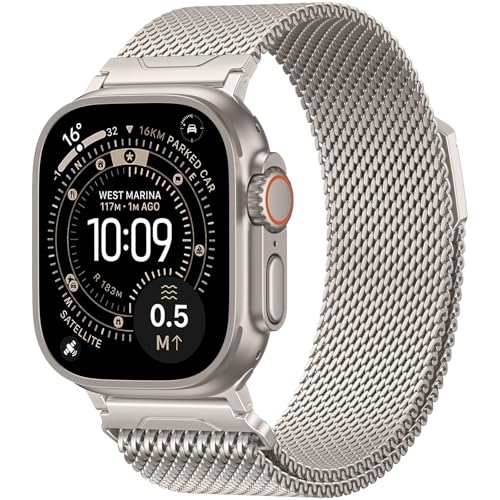 SNBLK �~���l�[�[���[�v�o���h Apple Watch Ultra 3 2�Ή� �����Y 49mm 46mm 45mm 44mm 42mm 41mm 40mm 38mm ���C�X�e�����X�X�`�[�����^���X�g���b�v iWatch SE Series 11 10