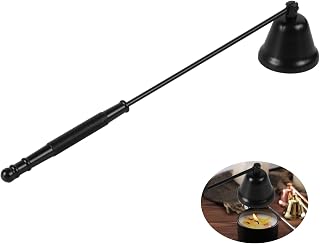 Candle Snuffer, Unique Candle Extinguisher Snuffer, Decorative Candle Extinguisher Metal Candle Tool Black