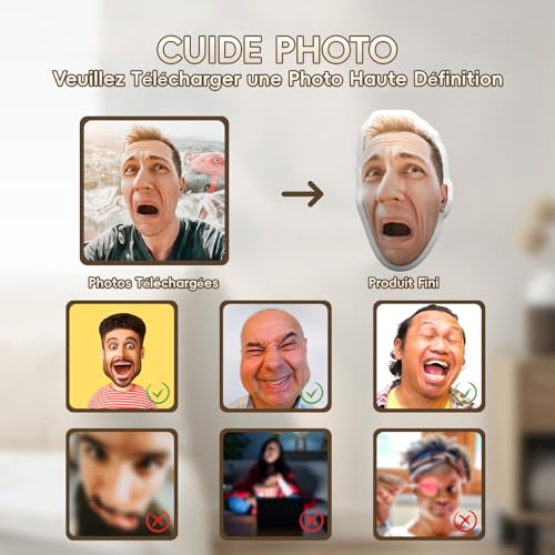 UNIGIFT Coussin Personnalisé Photo, Peluche Personnalisée pour Homme Femme – vue 5