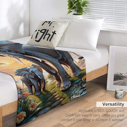 Couverture éléphant flanelle pour protéger canapé et fauteuil - 7