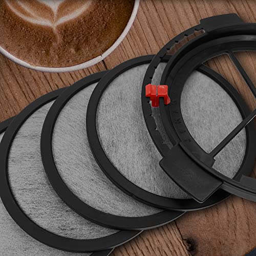 Xcivi Replacement Coffee Maker Water Filtration Set Filter Disk With Frame For Mr. Coffee Brewers Coffee Maker, Compatible Mr Coffee Filter Dics (1Disk Frame +12 Filter Disks) #TOP6