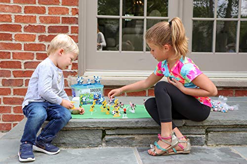 Soccer Guys - Navy/Black Vs Blue/White - Sports Action Figures That Inspire Endless Hours Of Creative Play In Kids Who Love Sports. Agest 3+ #TOP7