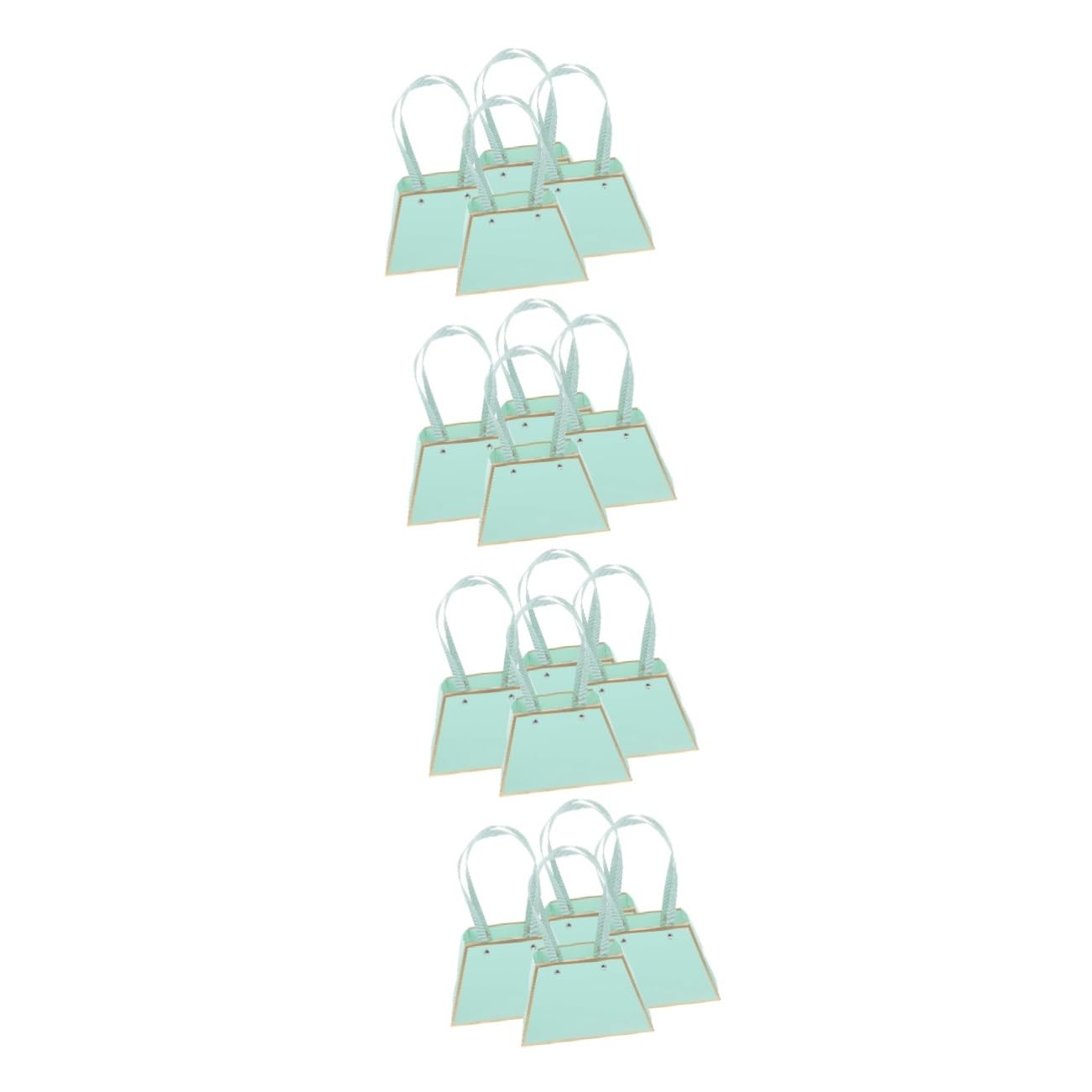 Beavorty 4 Juegos Caja De Flores Portátil Bolsas De Ramo Transparentes Mini Totalizador Bags Bolsas De Papek Bolsas De Papel Bolsas De Embalaje Floral Papel Especial Blue 4 Uds * 4