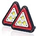 OTYTY 3 COB 30W 1500LM LED Work Light, Rechargeable Portable Waterproof LED Flood Lights Triangle Warning Light for Outdoor Camping Hiking Emergency Car Repairing Job Site Lighting (2 Pack)