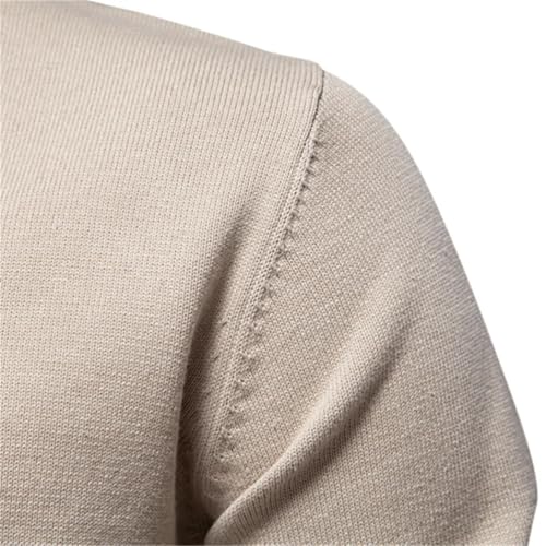 Mens V-Neck Solid Business Wool Pullover Sweater Long Sleeve Casual Knitted Sweaters3