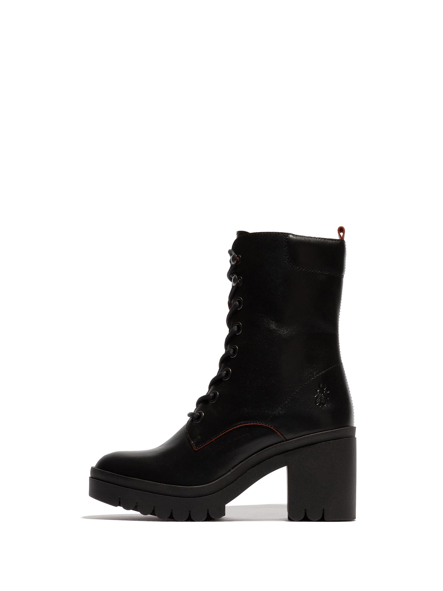 Fly London TIEL642FLY, Fashion Boot Mujer, Black/Red, 42 EU