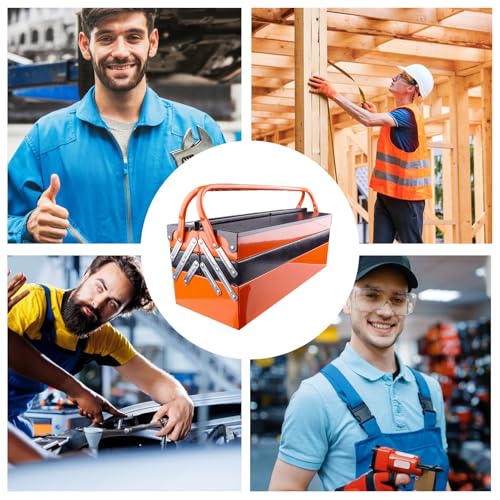 Boîte à outils avec design résistant à la rouille et structure robuste - 4