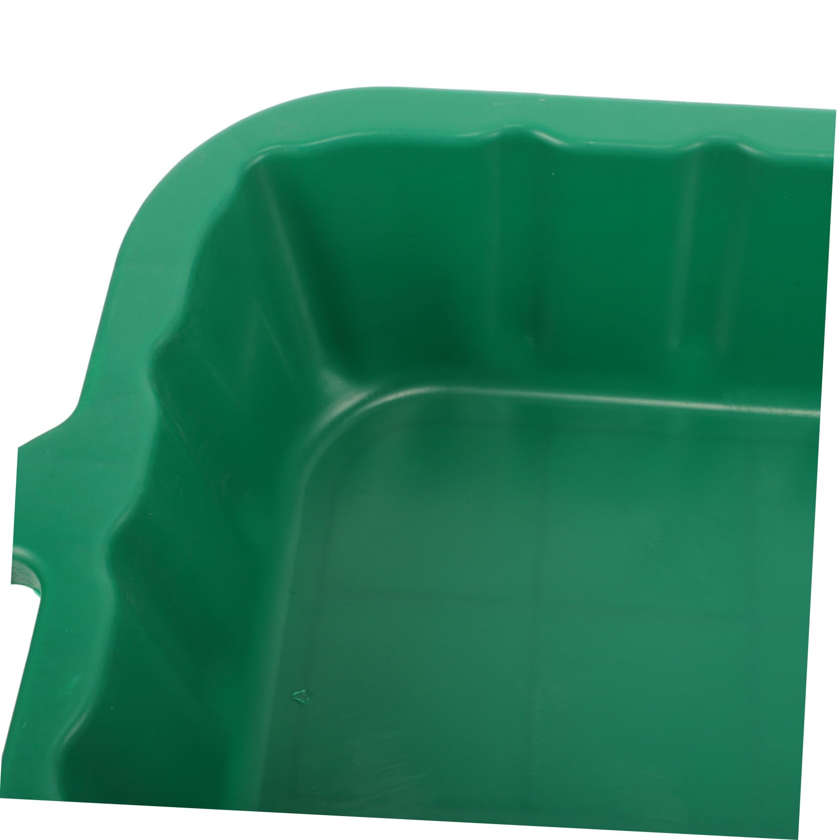 Bac de Vidange D'huile Moteur Vert en Plastique Épais pour Réparation Auto