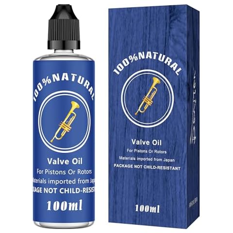 Deviser Piston Valve oil for Trumpet Horn Brass Bartione Instruments 100ml/3.5OZ Cover