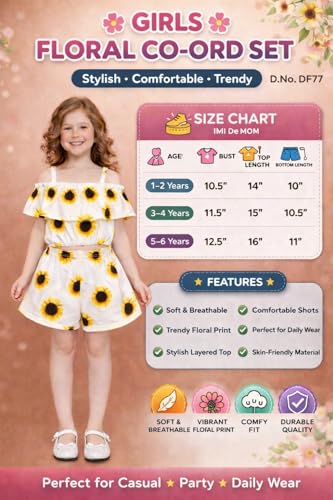 Image of Girls Crop top and Short