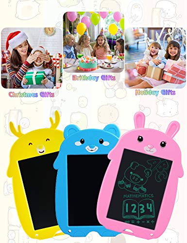 LODBY Drawing Board Writing Tablet, 8.5 Inch Learning Educational Toys Electronic Drawing and Writing Board for Kids & Adults, Handwriting Paper Doodle Pad for School and Office - Thumbnail 5