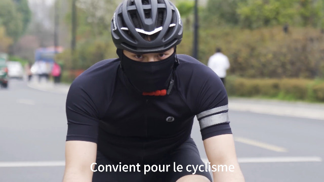 Cache-cou En Soie HYSENM - Foulard élastique Respirant Anti-UV Pour Moto, Vélo Et Sport