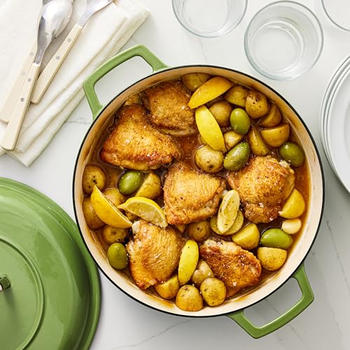 Martha-by-Martha-Stewart-7-QT-Enameled-Cast-Iron-Dutch-Oven-wLid-Bay-Leaf