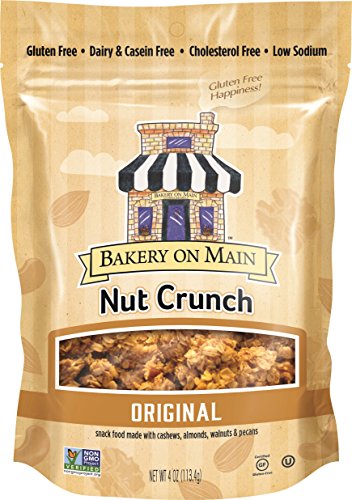 Bakery On Main Gluten-Free, Non-GMO Nut Crunch Snack, Original, 4 Ounce (3 Count)