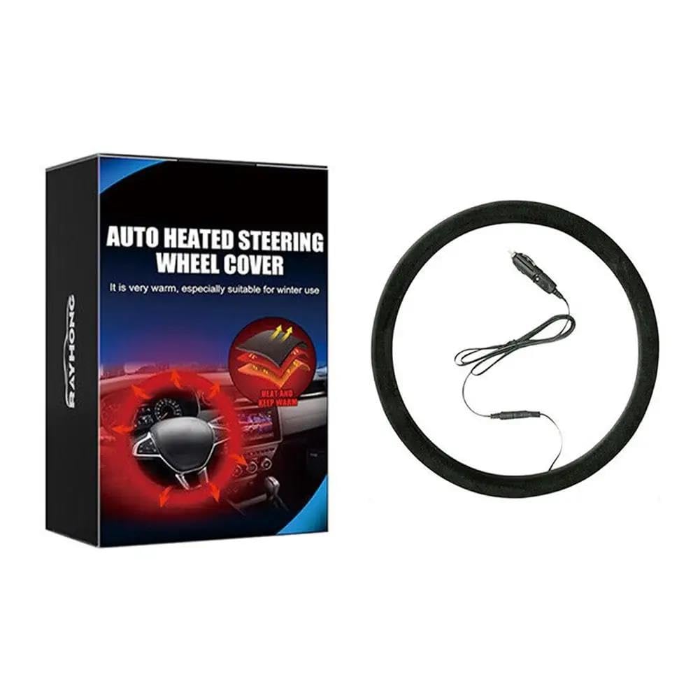 Funda Volante Cubierta Volante calefactable Tendencia Coche Cubierta Protector calefactado automático Volantes