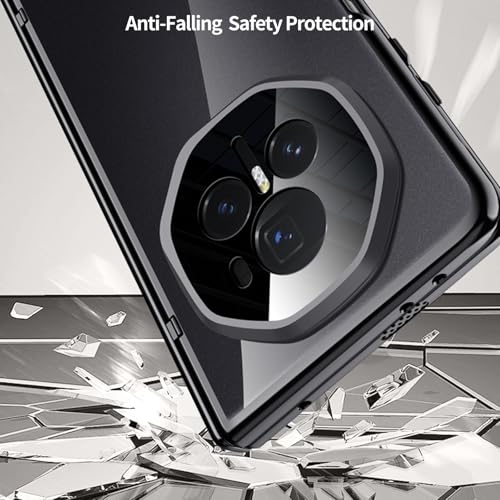 Coque Honor Magic V3 transparente en PC avec protection écran