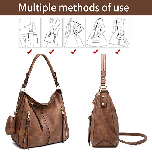 Image of lapsting Hobo Bags for Women Handbags Purse Ladies Boho Shoulder Bag Crossbody Purses Faux Leather