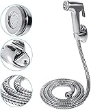 MAVIS LAVEN Bidet Windel Sprayer Toilette, Bad Sprayer Kit Multifunktionale ABS Bad Handtoilette Bidet Dusche Sprayer Schlauchhalter Wandhalterung Set, Hand Bidet Sprayer