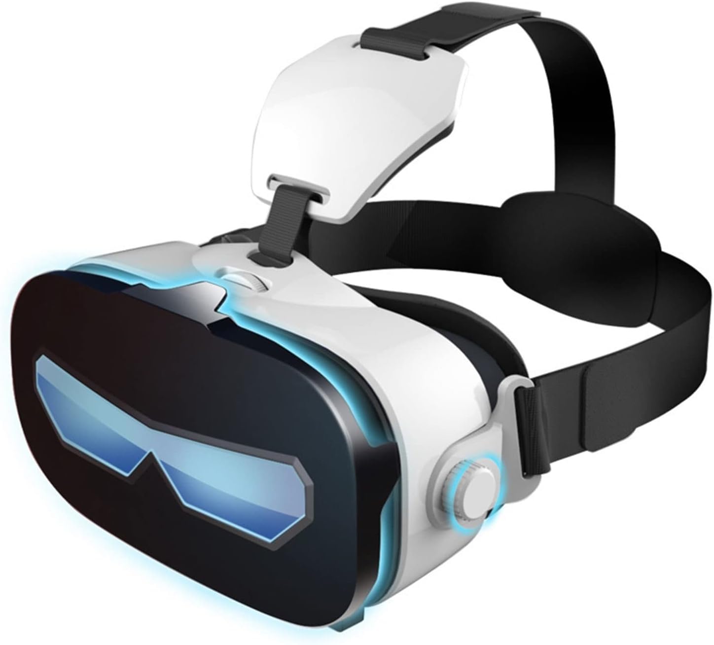 Adjustable VR Headset All-in-one Headset Game Helmet 3D Smart Glasses VR Goggles with Protein Leather Mask Professional Optical