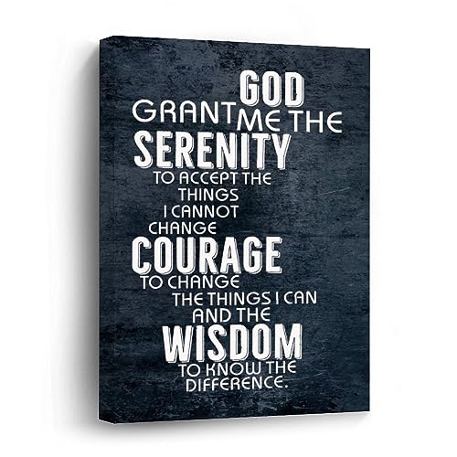 Impression sur toile God Grant Me The Serenity tableau encadré moderne