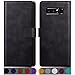 SUANPOT for Samsung Galaxy Note 8 with RFID Blocking Leather Wallet case Credit Card Holder, Flip Folio Book Phone case Shockproof Cover Women Men for Samsung Note 8 case Wallet Black