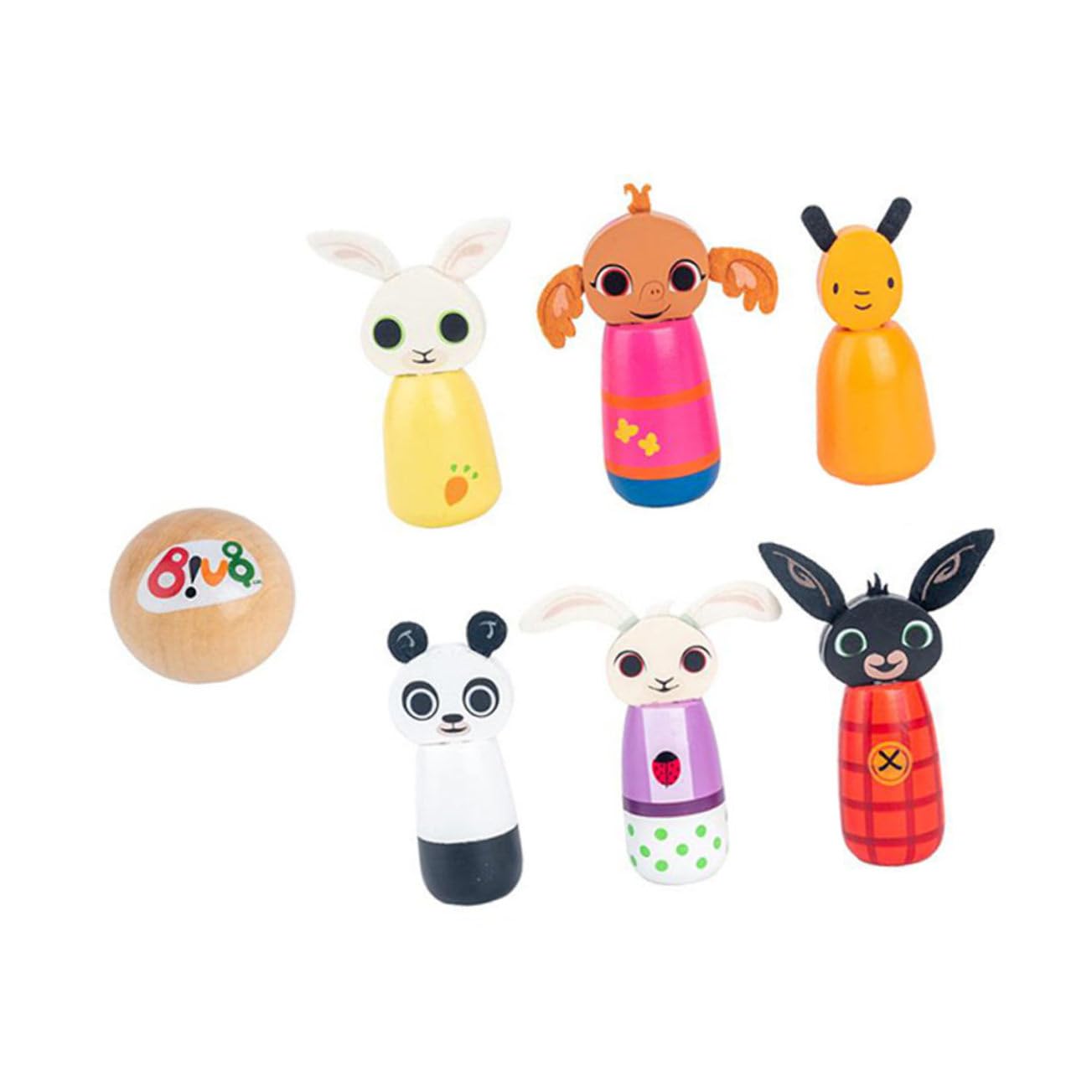 Ensemble de Bowling en Bois pour Garçon et Filles, Jeu de Quilles Animaux 1