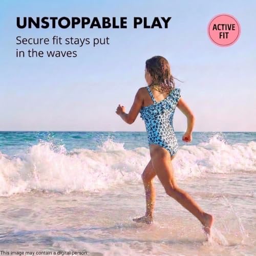 Image of Kanu Surf Girls Morgan Floral Ruffle 1-Shoulder 1-piece Swimsuit