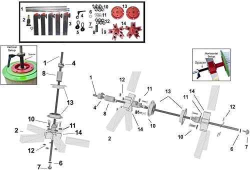 Miniatura 9 de Limpiador de soporte de limpieza de filtro para cartuchos de piscina de 3, 4 o 6 pulgadas, equipo de bomba de mantenimiento de acción Tornado