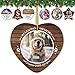 Personalized Memorial Photo Christmas Ornaments 2023 Custom in Loving Memory with Pet Dog Cat Picture Name Year Customized Xmas Tree Heart Ceramic Ornament for Loss of Loved One