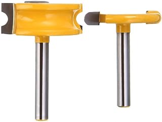 1/4 Inch Shank Flute & Bead Router Bit Set Canoe Joint Router Bits Woodworking Cutter Tools