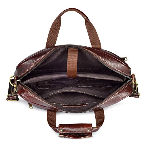 Image of WildHorn Leather Laptop Messenger Bag for Men I Dimension : L-15 inch W-6 inch H-11 inch