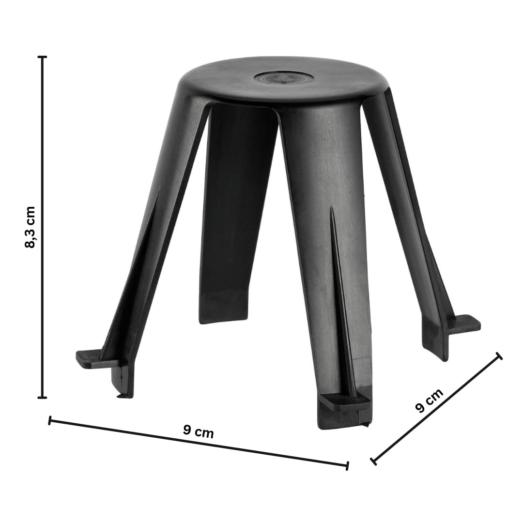 Cloches de protection contre la chaleur à quatre pieds – Pour LED, halogènes et spots encastrables – Lot de 10, 20, 30, 40, 50 et 100