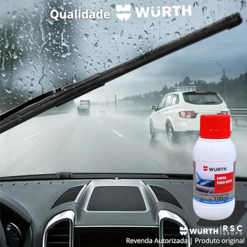 Limpa Para Brisa Concentrado 100ml Wurth + Luvas Oferta