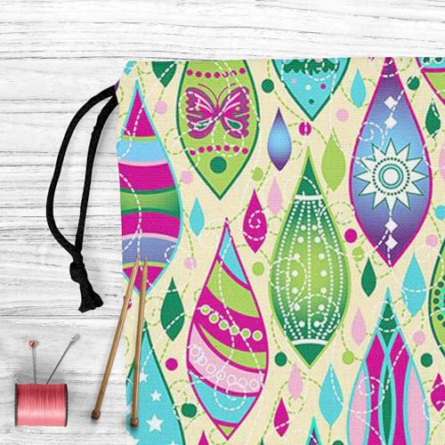 Image of ArtzFolio Christmas Curls | Reusable Sack Bag | Bag for Gym, Storage, Vegetable & Travel