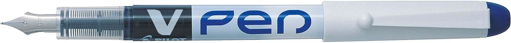 PILOT Vpen Disposable Fountain Pen - Blue, Pack of 3