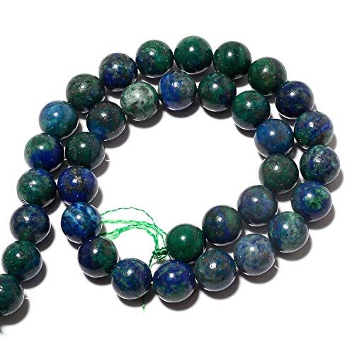 Perles azurite AAA de qualité supérieure pour haute joaillerie