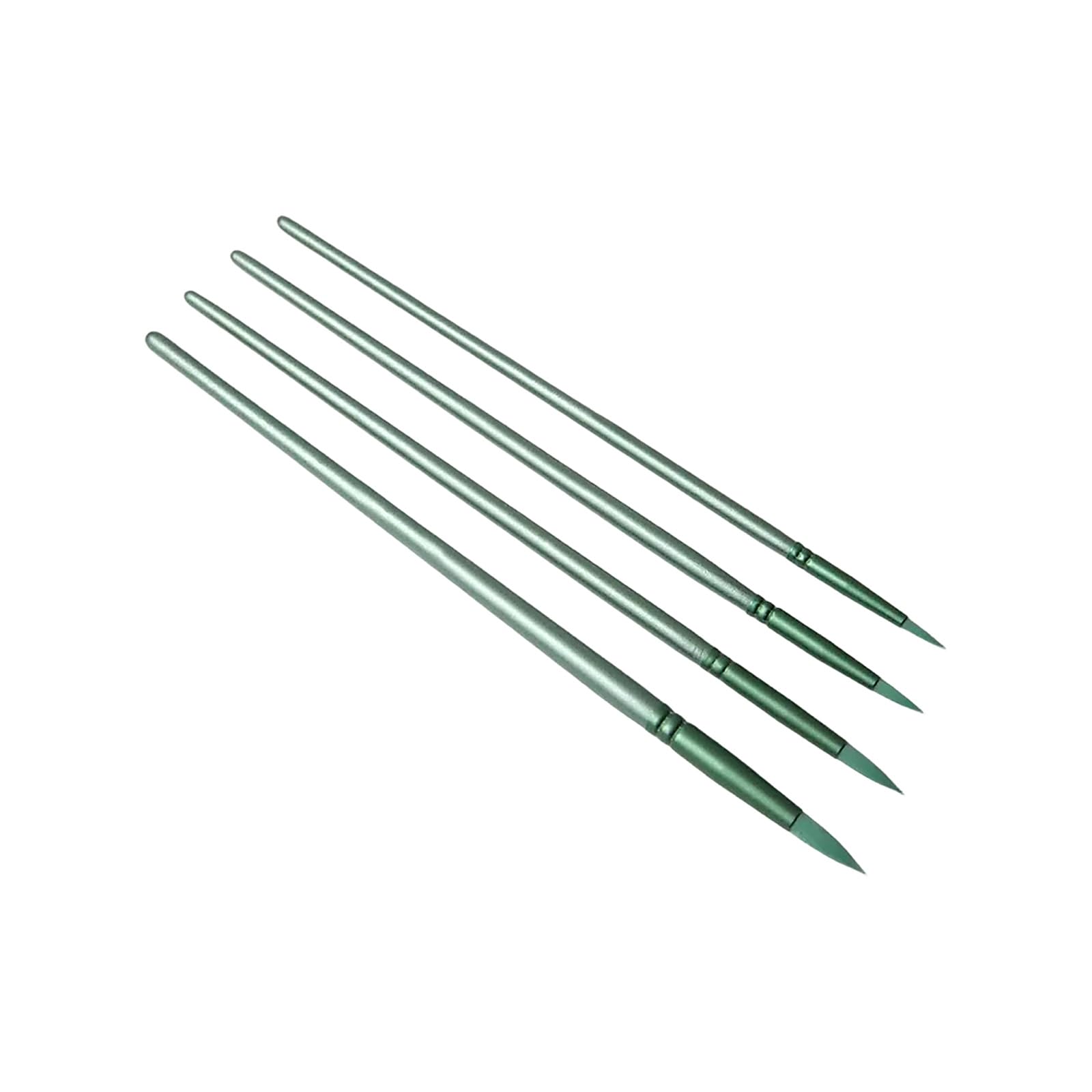 Of Professional Art Brushes Soft Nylon Hairs Fine Tip Round Flat Brush Head Artist Paintbrush Craft Painting Tool Nylon Bristle Paint Brushes for Artists