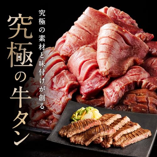 SAIZ 【究極の牛タン】 厚切り牛タン 専門店の味 大容量 スライス済み バーベキュー BBQ 焼肉 パーティー 600g 肉コンシェルジュ厳選 独自調合塩 自家製酵素 両面スリット入り の商品画像 1