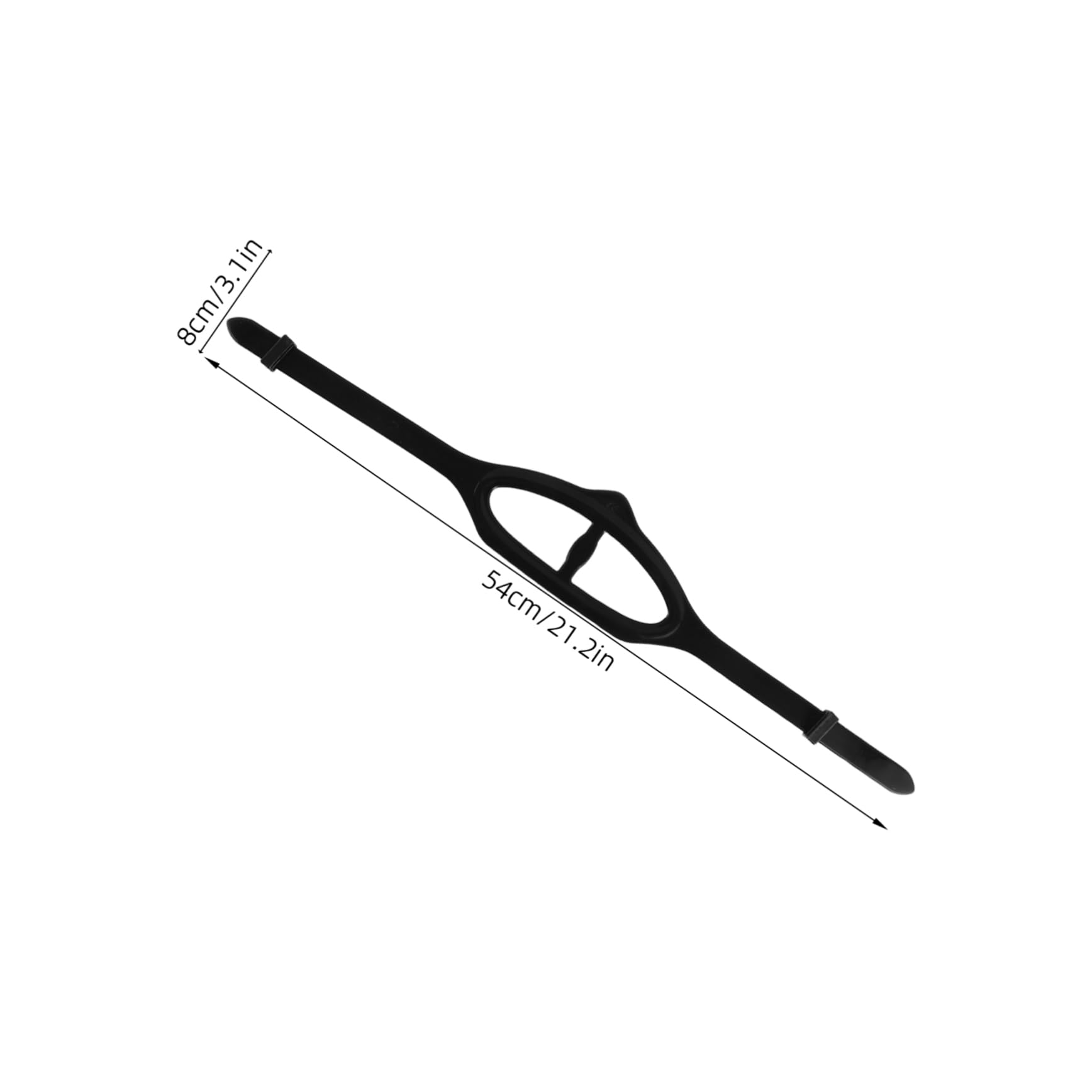 Abaodam 2Pcs Adjustable Diving Mask Strap Silicone Headband Replacement for Swim Goggles Easy Installation Comfortable Fit for Snorkeling Scuba Diving